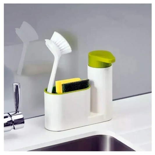 Jabonera con porta esponja